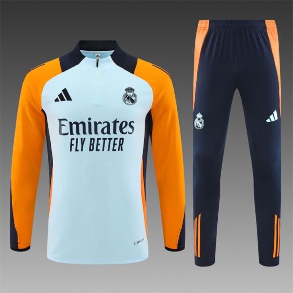 REAL MADRID Blue and Yellow Tracksuit 24 25 season