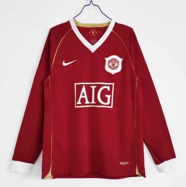 Retro Manchester Utd Home 08/09 Full Sleeve