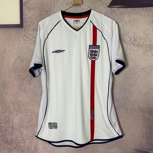 Retro England home 2002 line