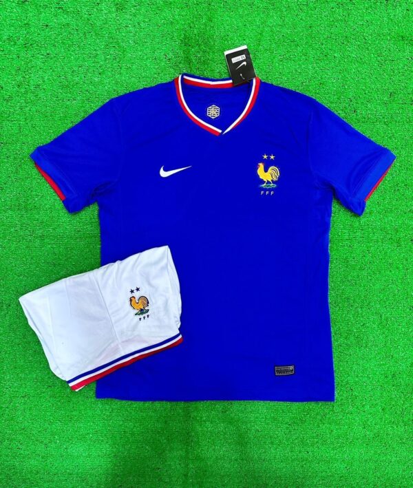 FRANCE HOME SET(JERSEY AND SHORTS)