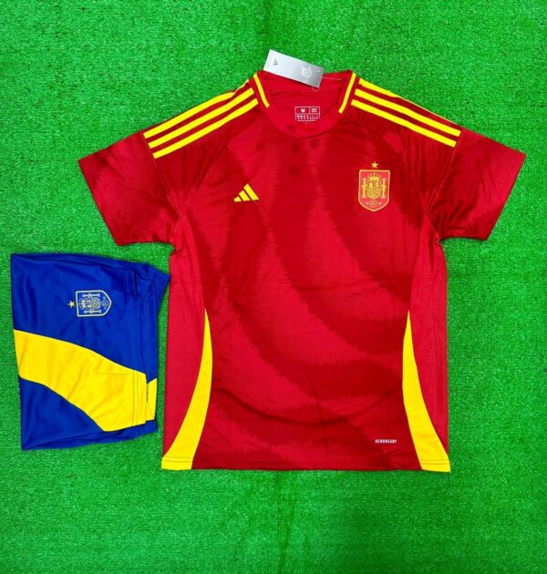 SPAIN HOME EURO 2024(JERSEY AND SHORTS)