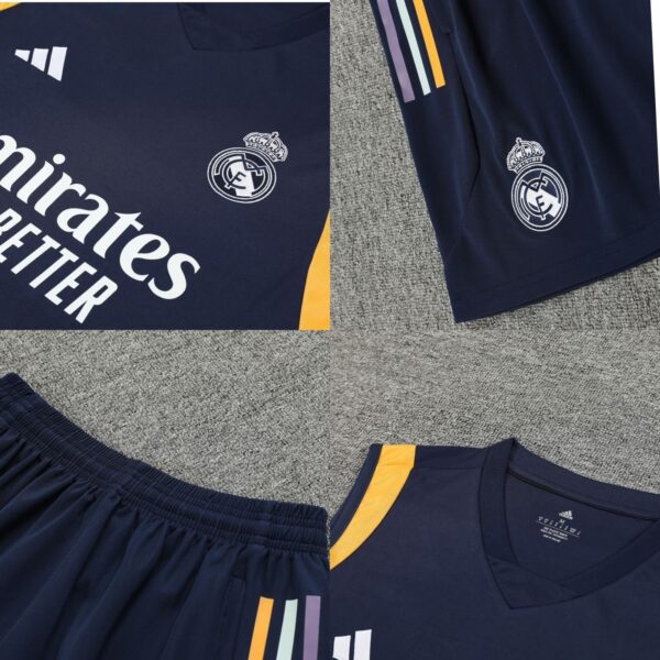 REAL MADRID NAVY BLUE(SLEEVELESS TRAINING KIT) - Image 2