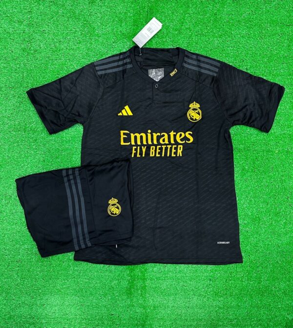 REAL MADRID  THIRD 23-24 JERSEY KIT JERSEY AND SHORTS