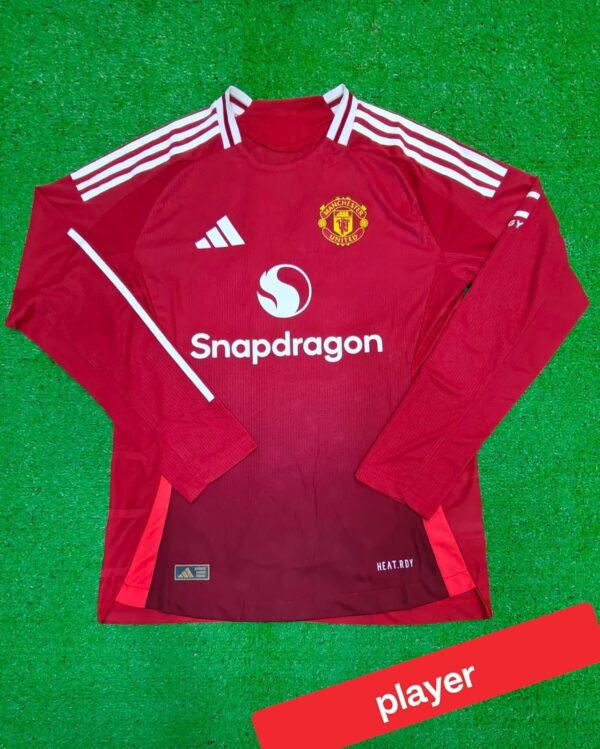 MANCHESTER UNITED HOME 24-25 FULL SLEEVES PLAYER VERSION - Image 2