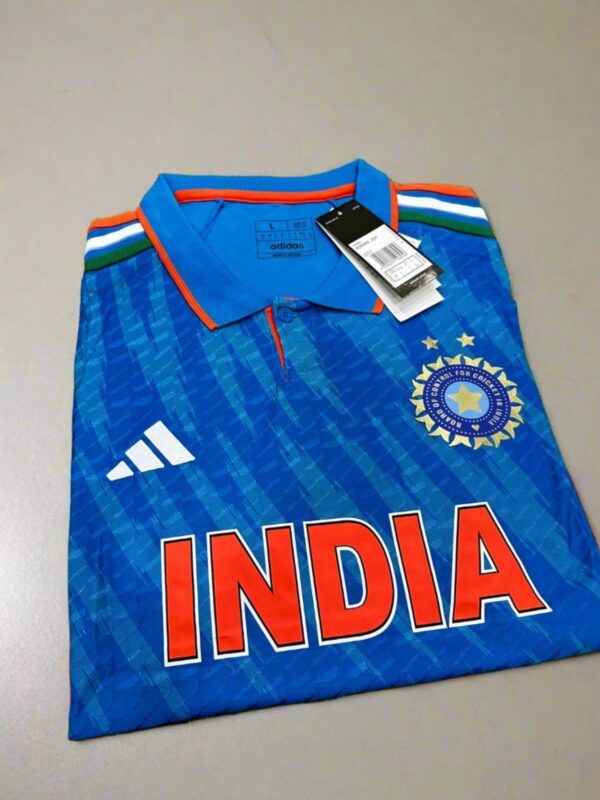 INDIA ODI TRI COLOR CRICKET JERSEY PLAYER VERSION - Image 2