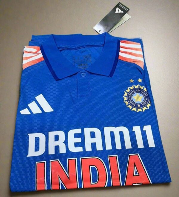 INDIA ODI DREAM 11 2024 CHAMPIONS TROPHY CRICKET JERSEY PLAYER VERSION - Image 2