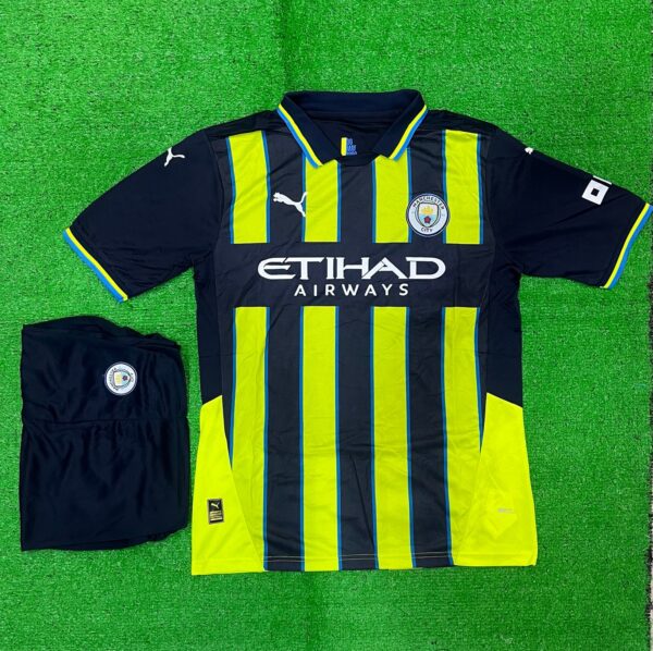 MANCHESTER CITY AWAY  24-25 JERSEY KIT JERSEY AND SHORTS