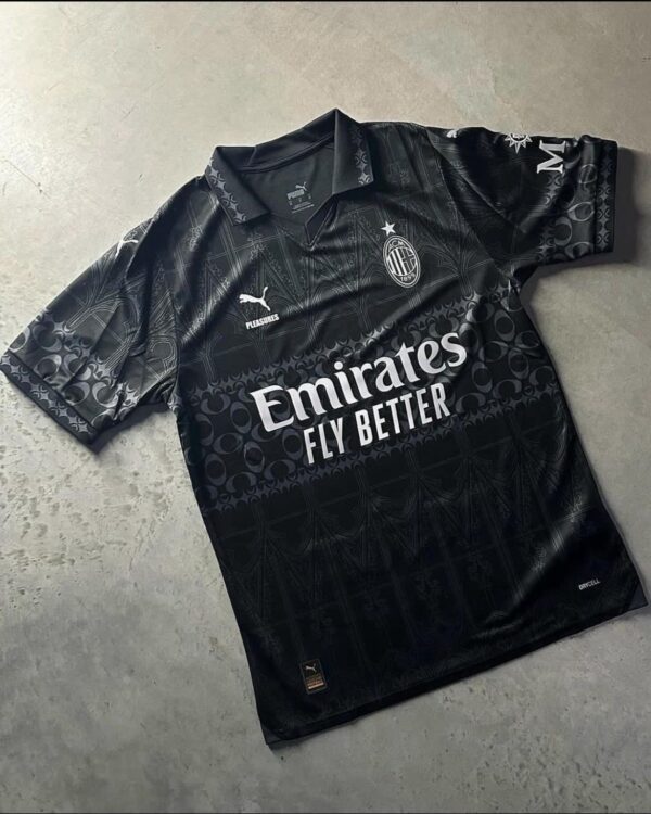 AC Milan X Pleasures 2023/24 Fourth Kit (DARK) (Player Version) - Image 2