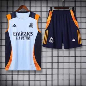 Real Madrid Orange Sleeveless training kit