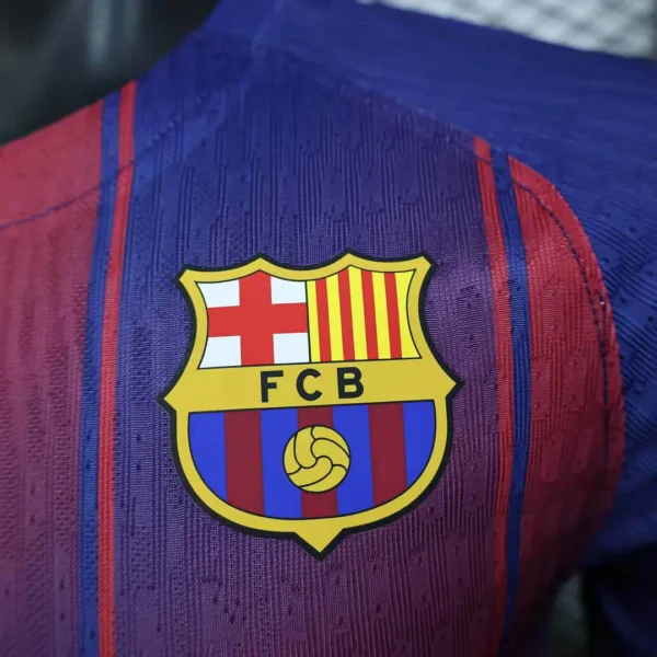2025-2026 Player Version Barcelona Home Football Jersey - Image 4