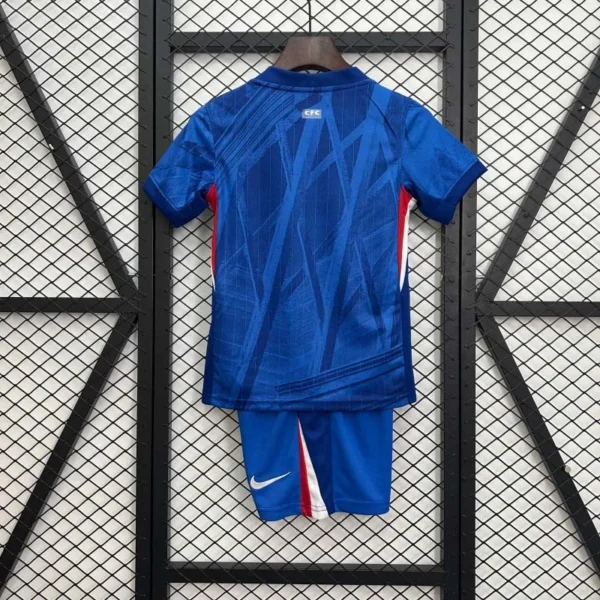 2025-2026  Chelsea FC Home Football Jersey and Short Kit - Image 2