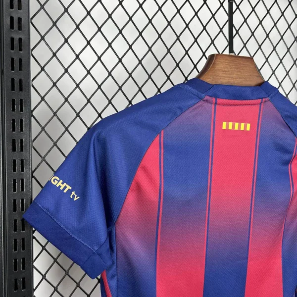 2025-2026  FC Barcelona Home Football Jersey and Short Kit - Image 5