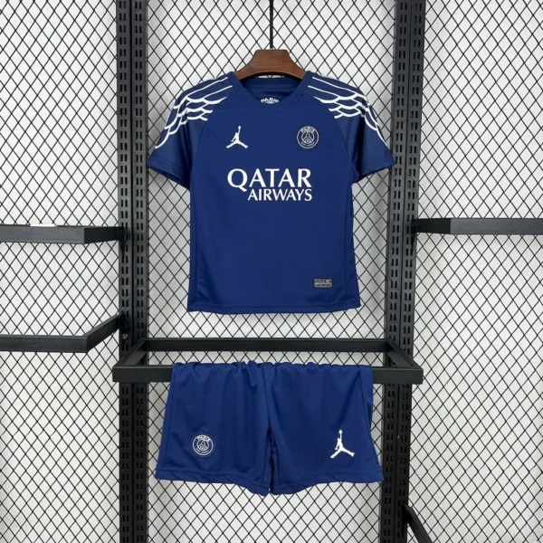 2025-2026  PSG Paris Saint-Germain Fourth Away Football Jersey and Short Kit