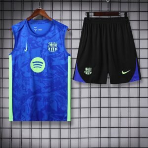 Barcelona Blue sleeveless Training set