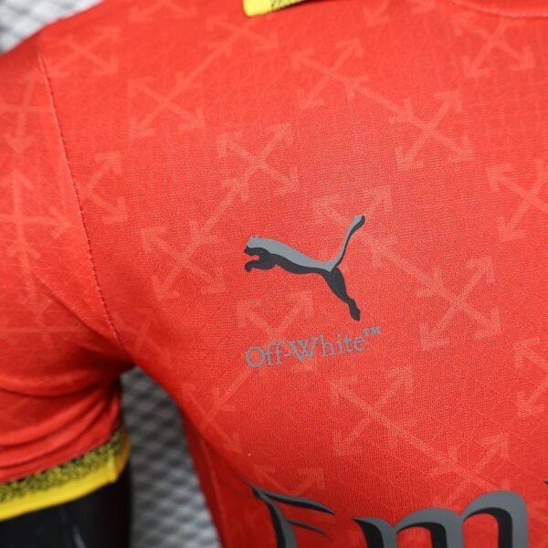 AC MILAN X OFFWHITE Red Player version - Image 13