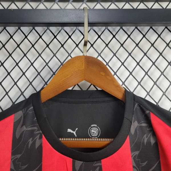 2025-2026 AC Milan Home Football Jersey - Image 2