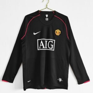 Retro Manchester United Away 2007/08 Full Sleeve