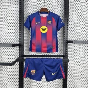 Barcelona Home 25/26 Jersey and Shorts