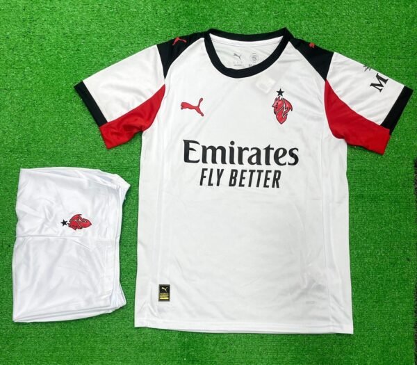 AC Milan Away 25/26 Jersey with Shorts