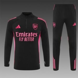 Arsenal Pink and Black 25/26 Track Suit