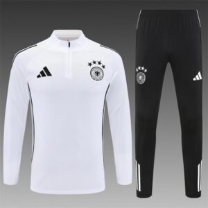 Germany White and Black 25/26 Track Suit