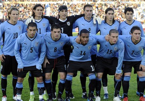 3. Uruguay national football team Home Jersey (2010)