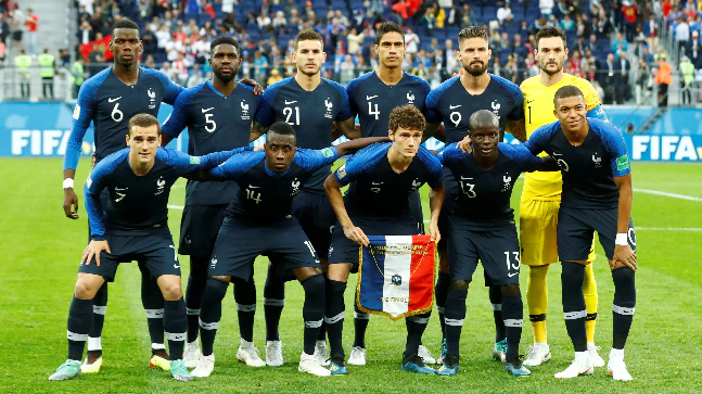 7. France National Team Home Jersey (2018) – French Tricolor Inspiration