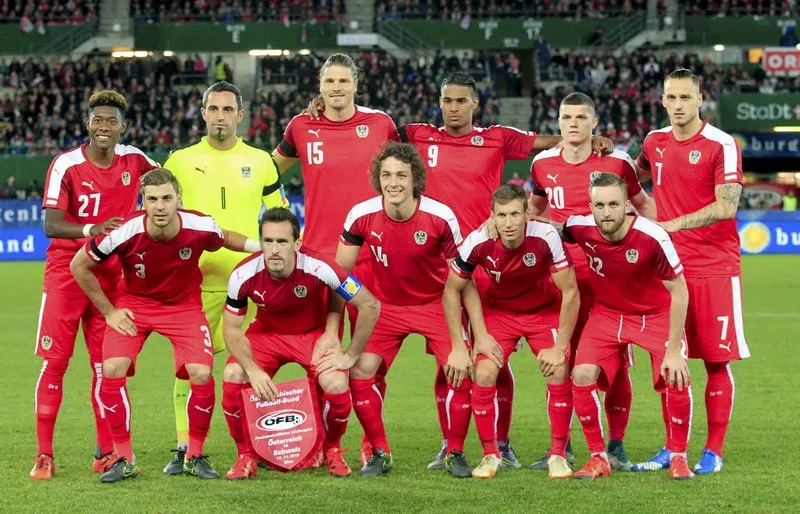 9. Austria national football team Home Jersey (2016)