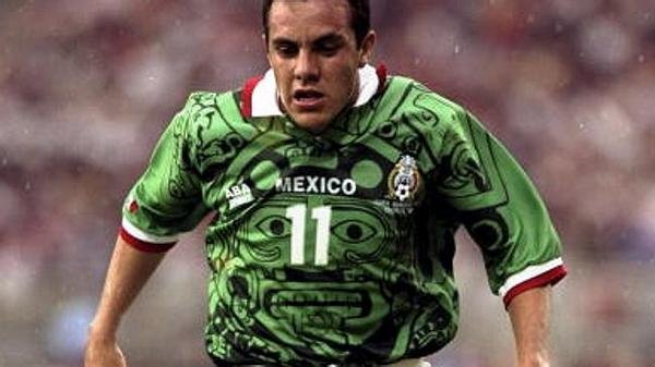 9. Mexico national football team Home Jersey (1998)