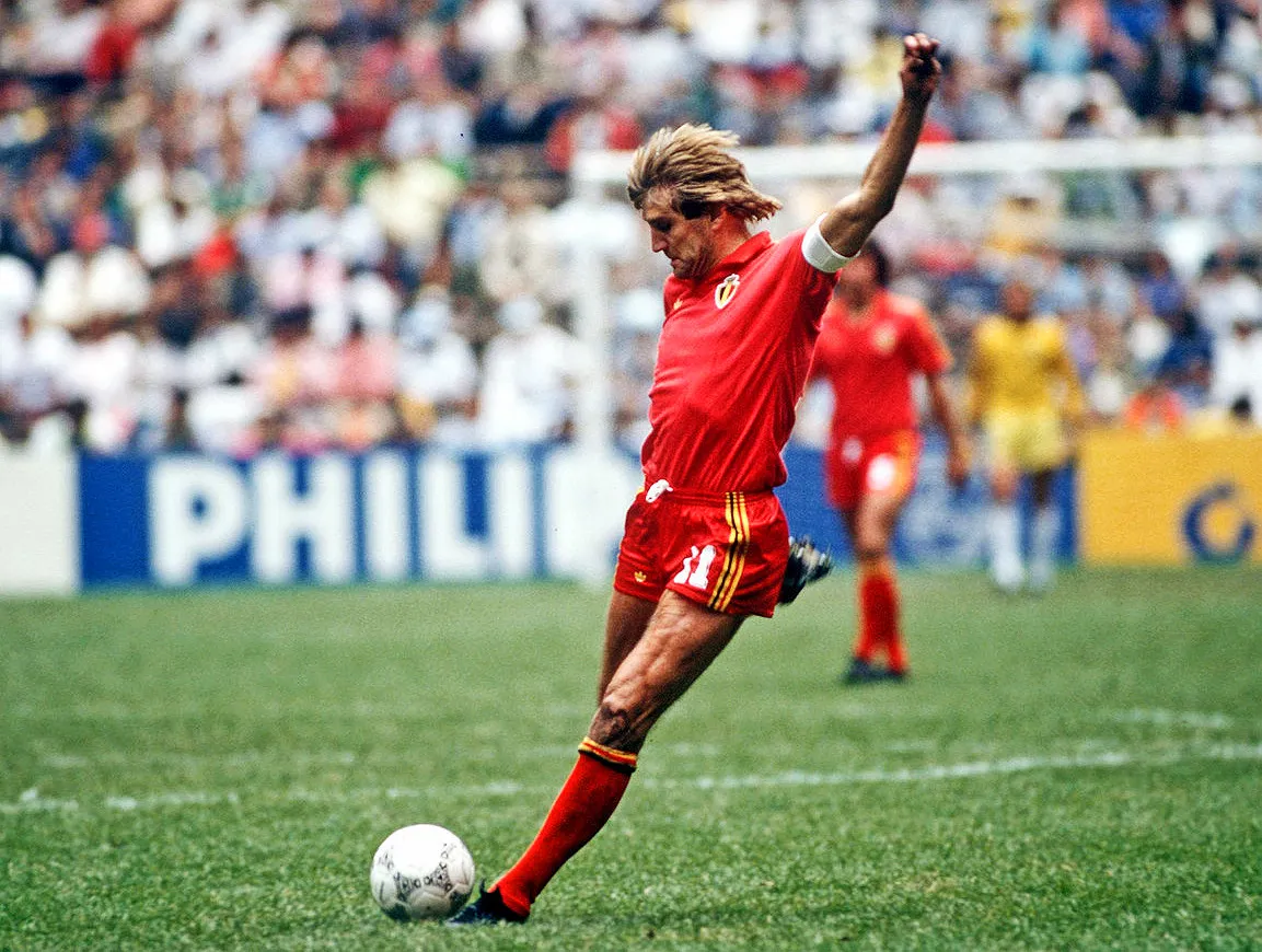 2. Belgium 1986 World Cup Jersey