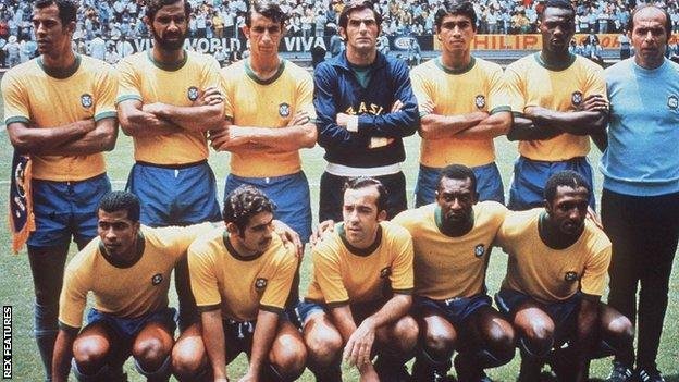3. Brazil 1970 World Cup Jersey