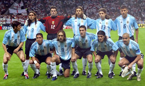 6. Argentina 2002 World Cup Jersey