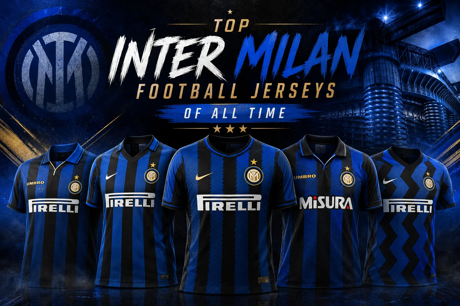 Top 10 Inter Milan Football Jerseys of All Time | Elite Jersey